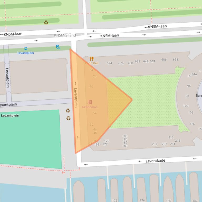 Kaart van postcodegebied 1019MB.