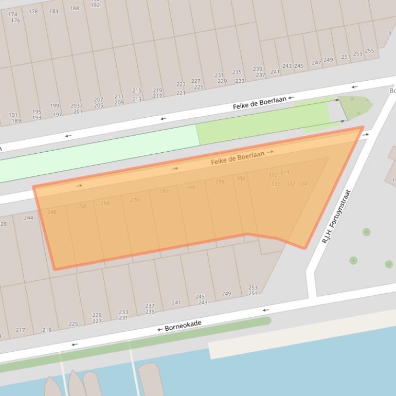 Kaart van postcodegebied 1019MS.