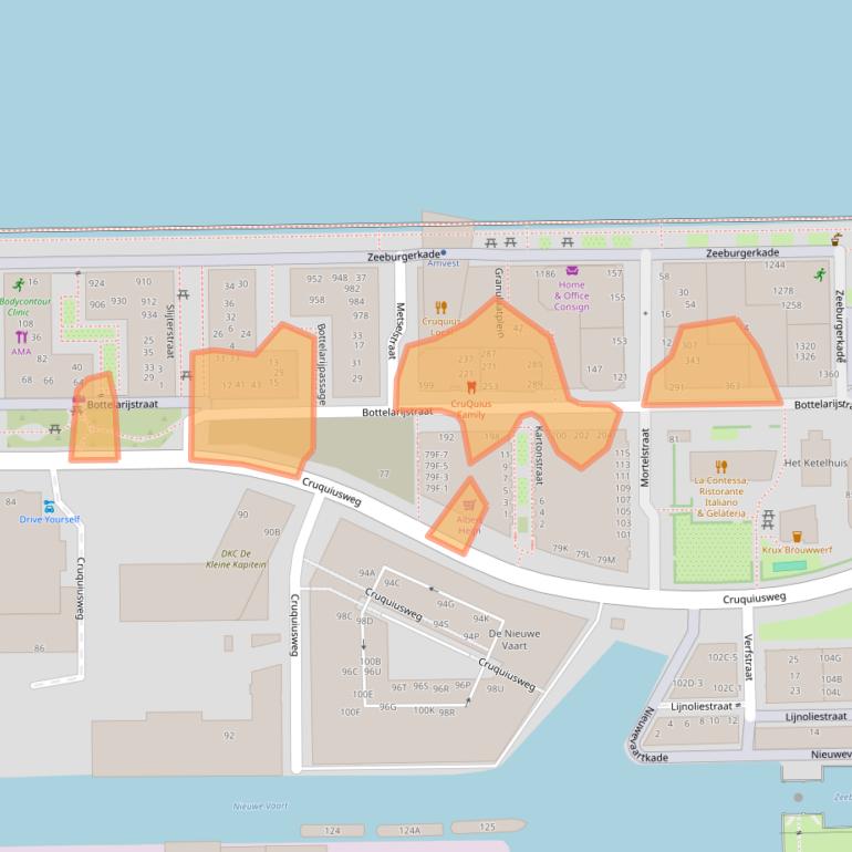 Kaart van postcodegebied 1019VC.