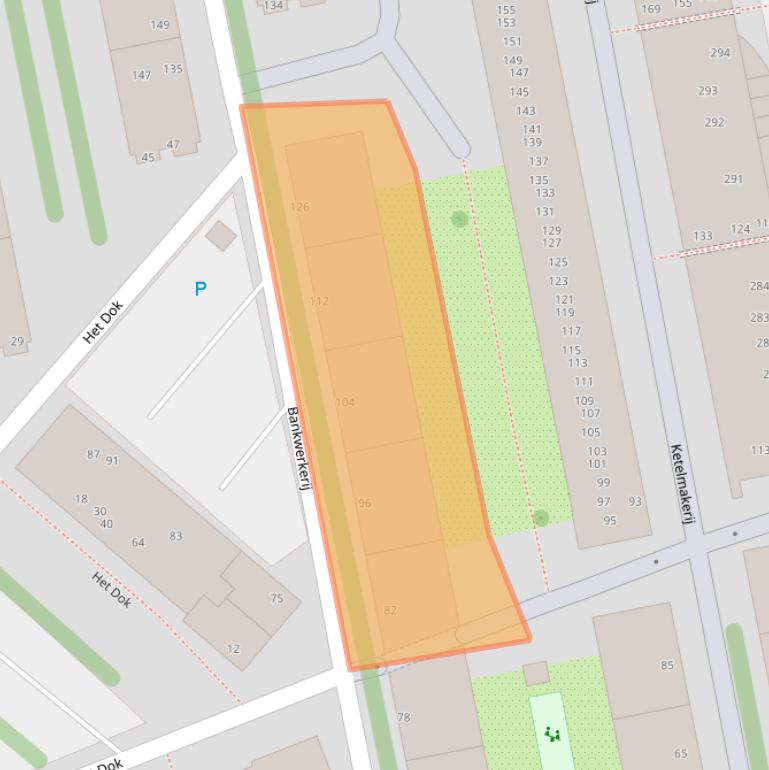 Kaart van postcodegebied 1021NW.