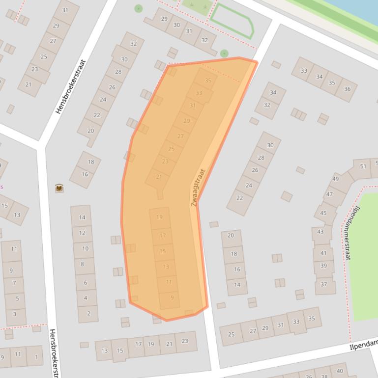 Kaart van postcodegebied 1023AP.