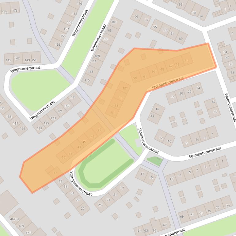 Kaart van postcodegebied 1023CP.