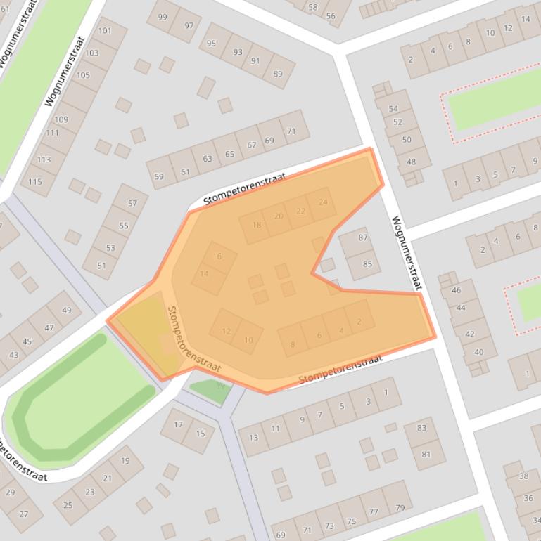 Kaart van postcodegebied 1023CR.