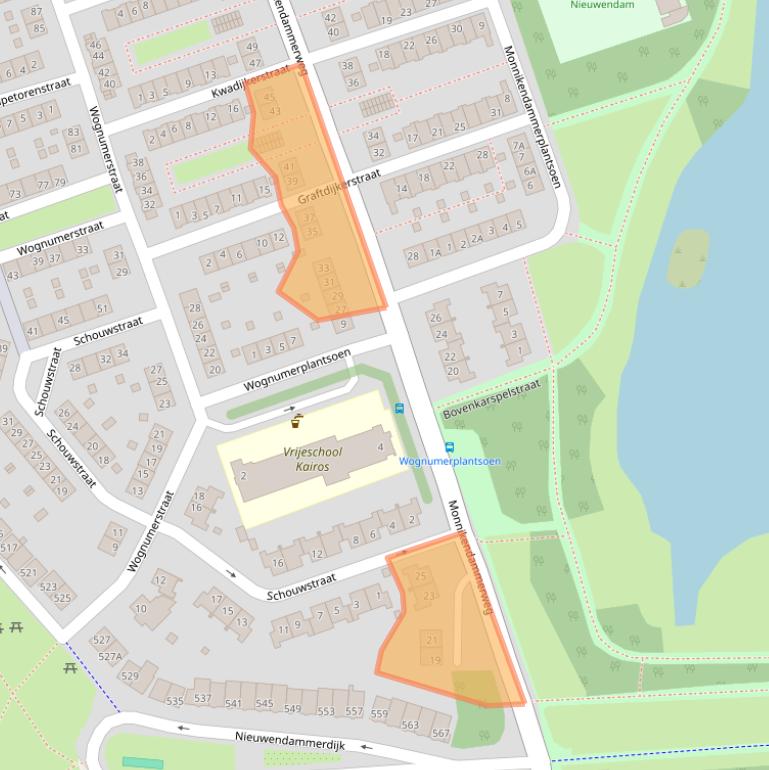 Kaart van postcodegebied 1023EA.