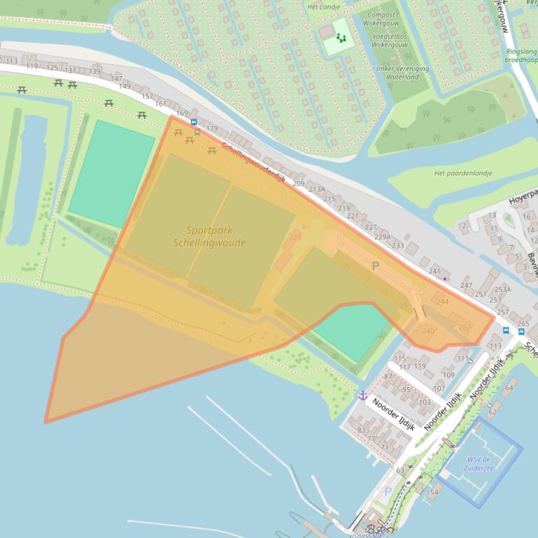 Kaart van postcodegebied 1023NL.