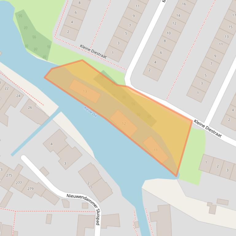 Kaart van postcodegebied 1023SP.
