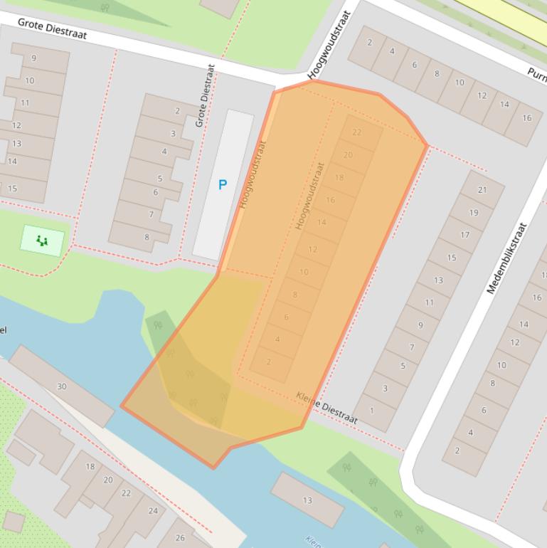 Kaart van postcodegebied 1023XV.