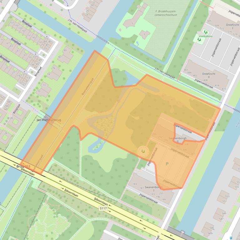 Kaart van postcodegebied 1024AP.