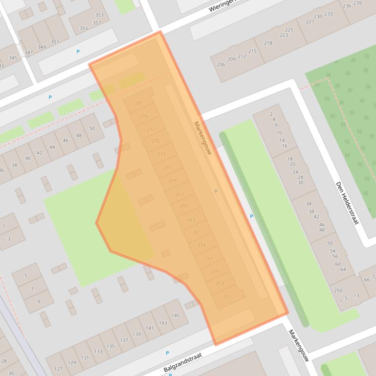 Kaart van postcodegebied 1024EB.
