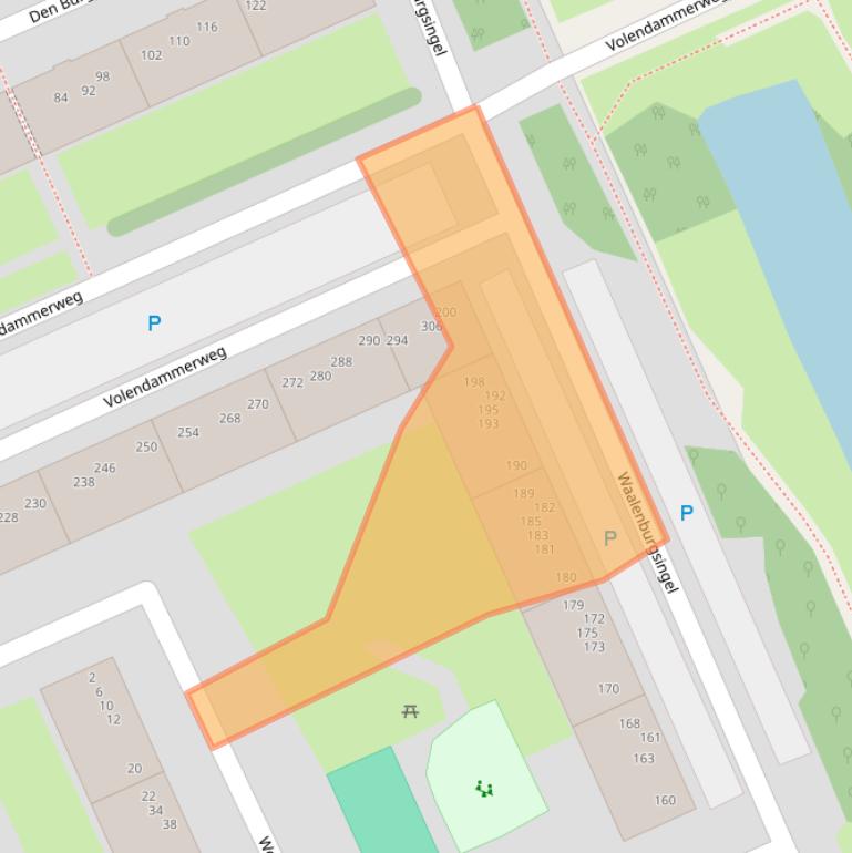 Kaart van postcodegebied 1024EP.