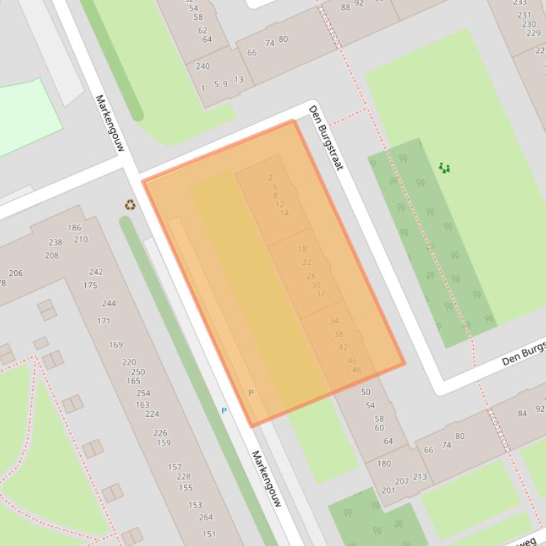 Kaart van postcodegebied 1024GK.