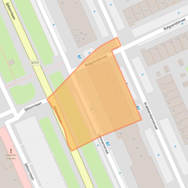 Kaart van postcodegebied 1024HR.