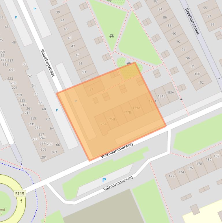 Kaart van postcodegebied 1024JB.