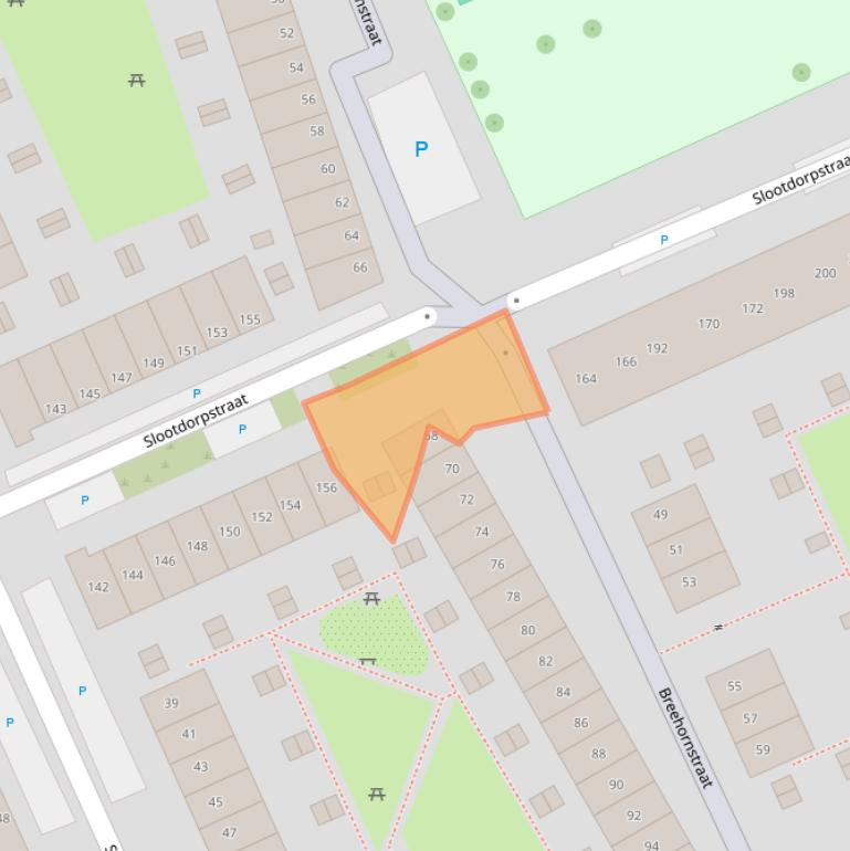 Kaart van postcodegebied 1024JG.