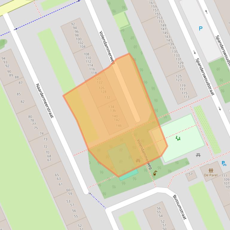 Kaart van postcodegebied 1024JP.