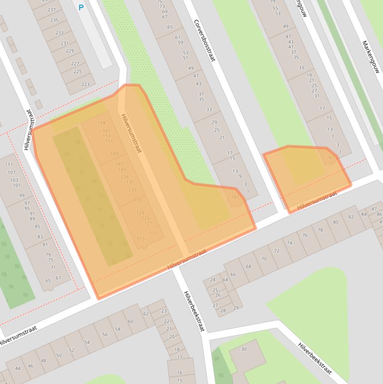 Kaart van postcodegebied 1024JX.