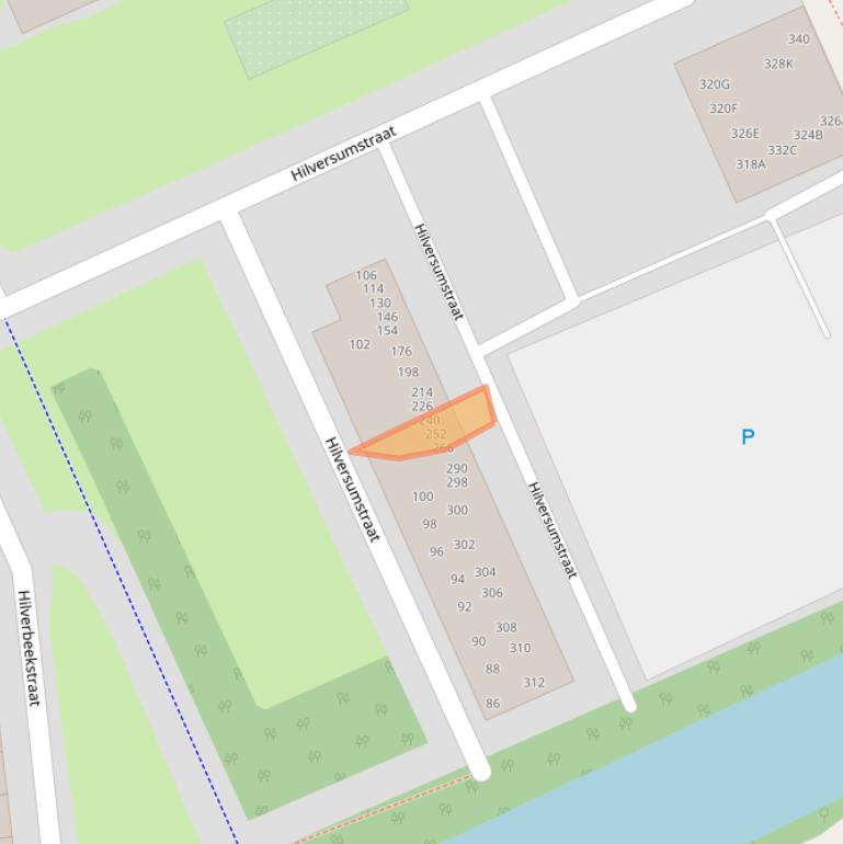 Kaart van postcodegebied 1024KE.