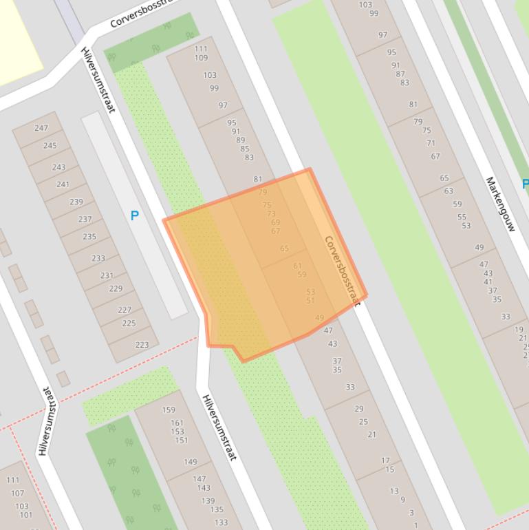 Kaart van postcodegebied 1024KJ.