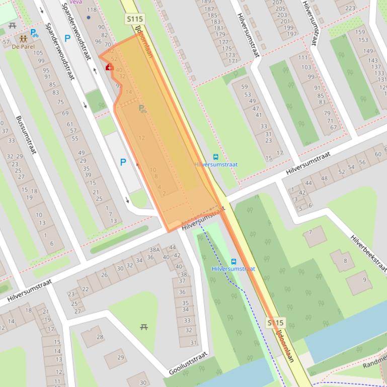 Kaart van postcodegebied 1024LD.