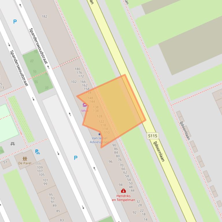 Kaart van postcodegebied 1024LG.