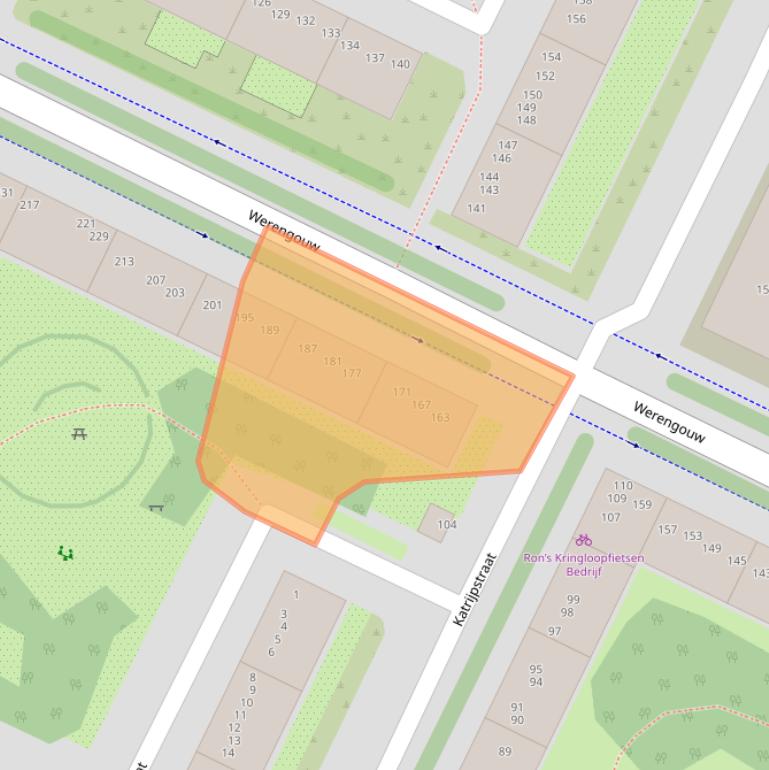 Kaart van postcodegebied 1024NR.