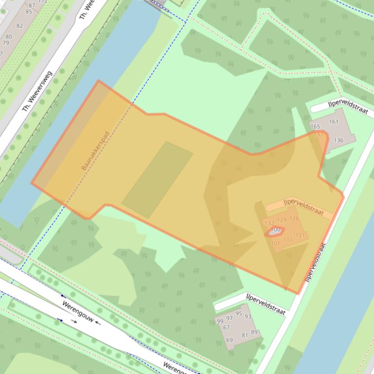 Kaart van postcodegebied 1024PK.