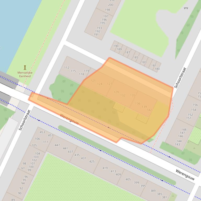 Kaart van postcodegebied 1024PT.