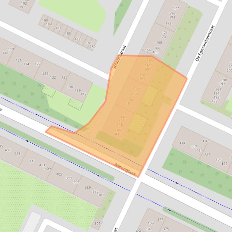 Kaart van postcodegebied 1024PV.