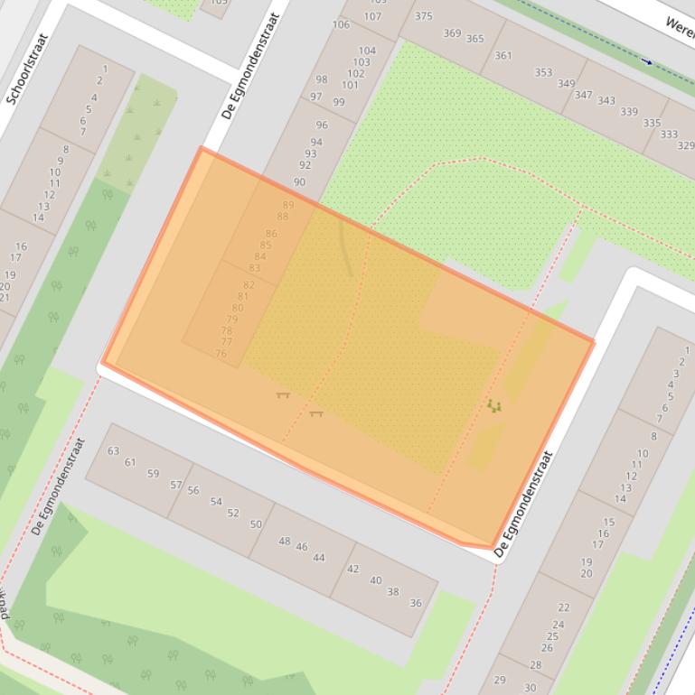 Kaart van postcodegebied 1024RX.