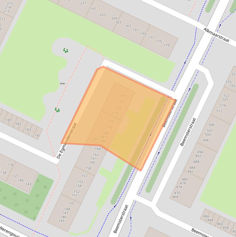 Kaart van postcodegebied 1024SG.