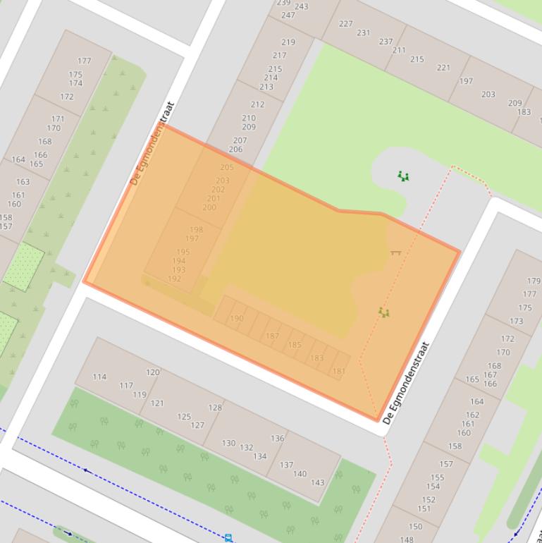 Kaart van postcodegebied 1024SH.