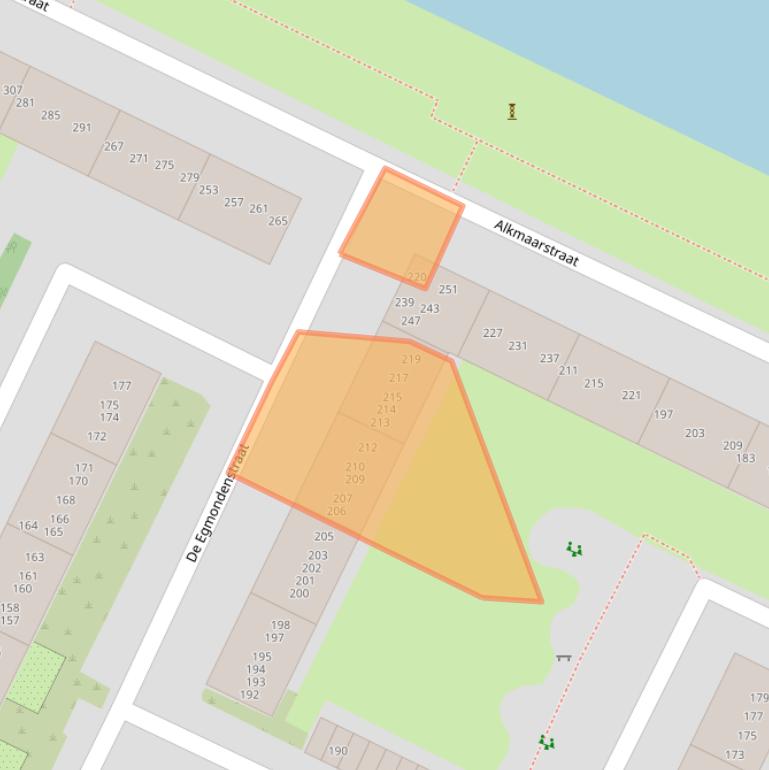 Kaart van postcodegebied 1024SJ.