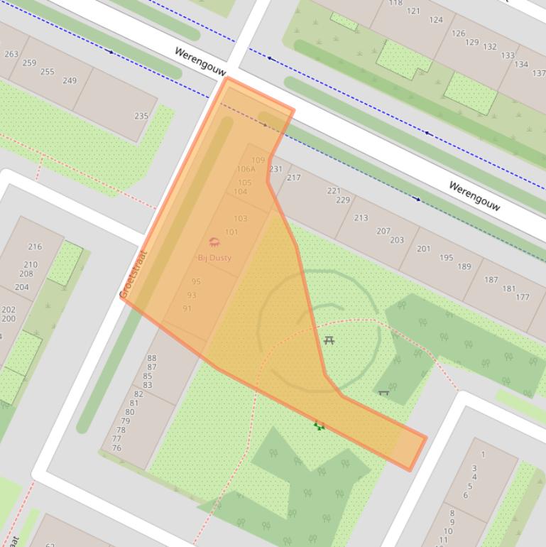 Kaart van postcodegebied 1024VA.