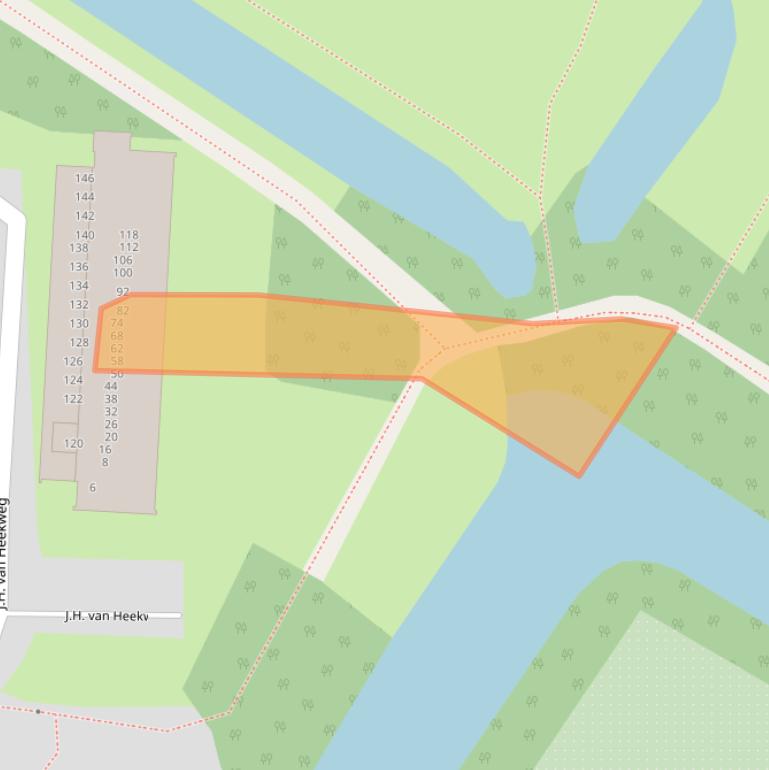 Kaart van postcodegebied 1025AK.