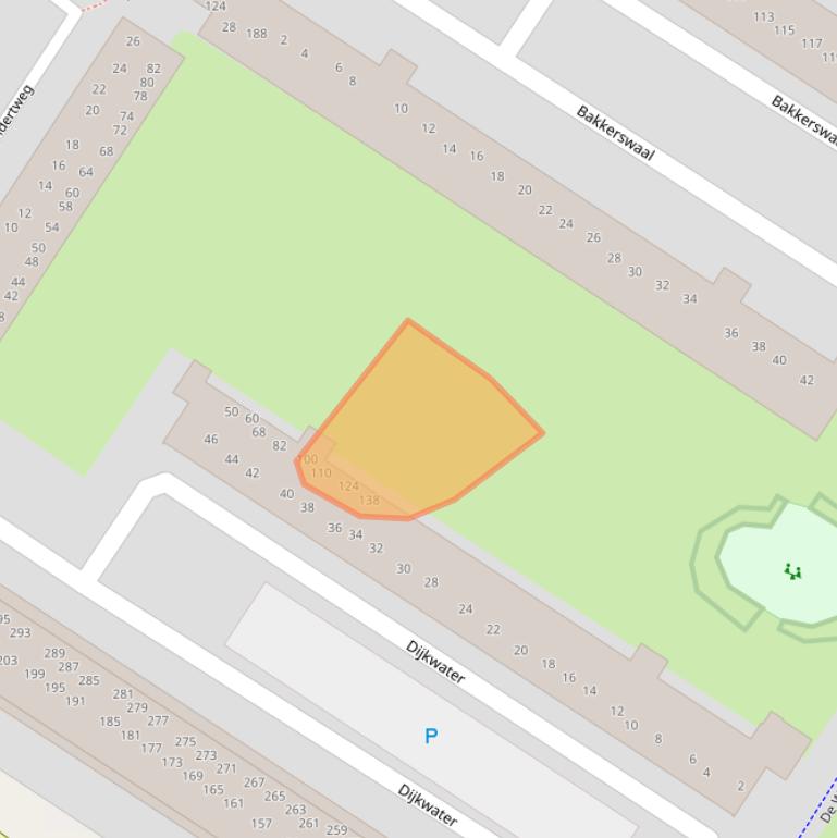 Kaart van postcodegebied 1025CZ.