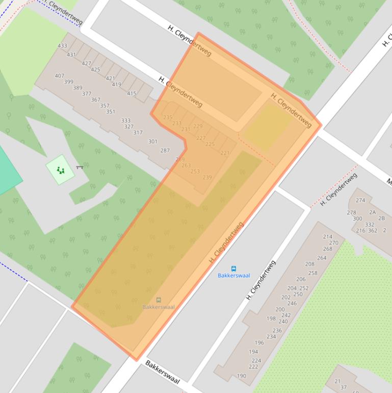 Kaart van postcodegebied 1025DM.