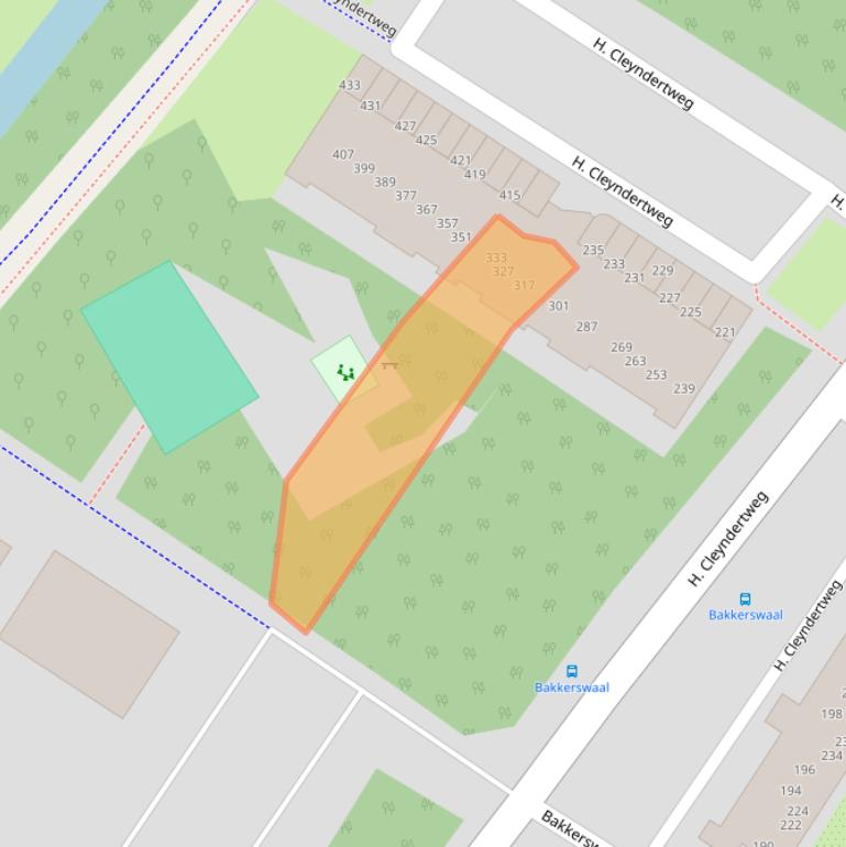 Kaart van postcodegebied 1025DP.