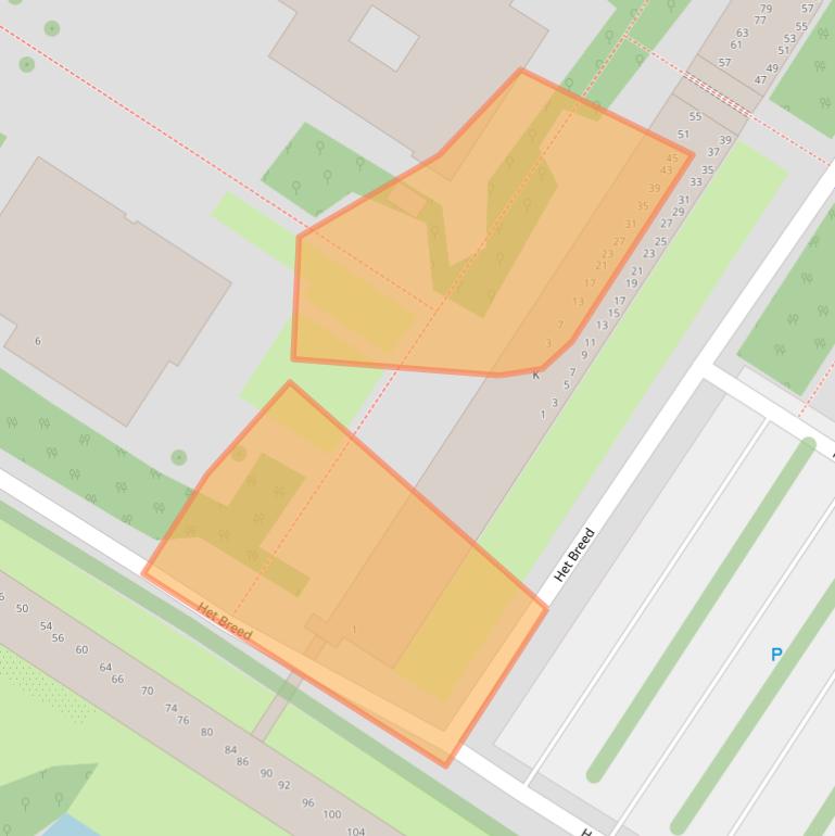 Kaart van postcodegebied 1025GR.