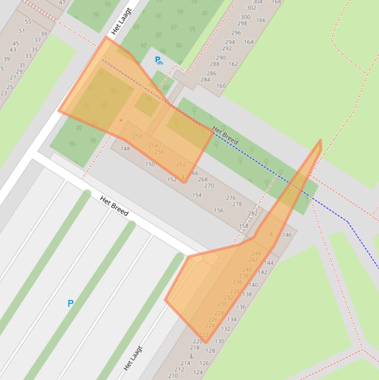 Kaart van postcodegebied 1025HG.