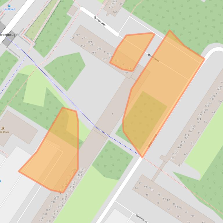 Kaart van postcodegebied 1025JN.