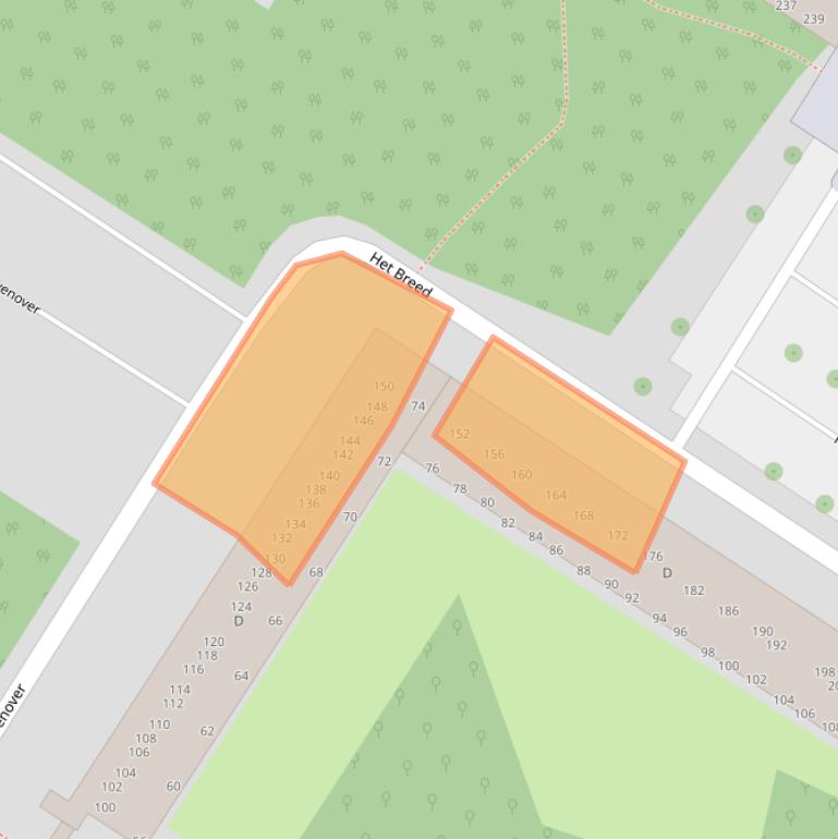 Kaart van postcodegebied 1025JZ.