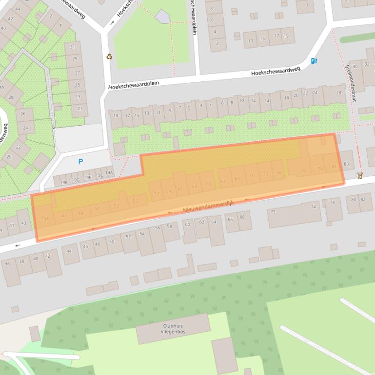 Kaart van postcodegebied 1025LD.
