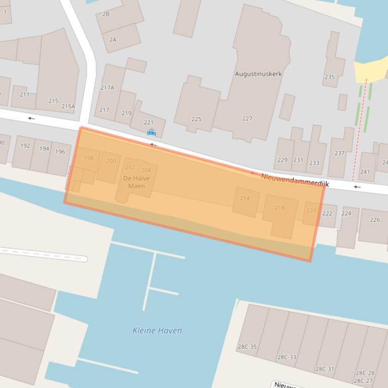 Kaart van postcodegebied 1025LV.