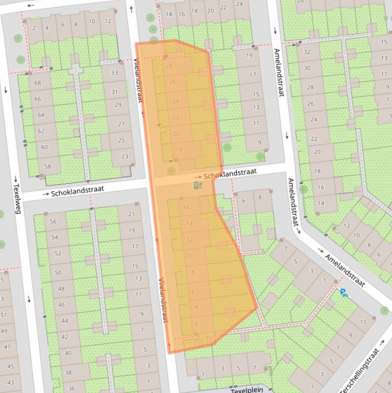 Kaart van postcodegebied 1025RN.