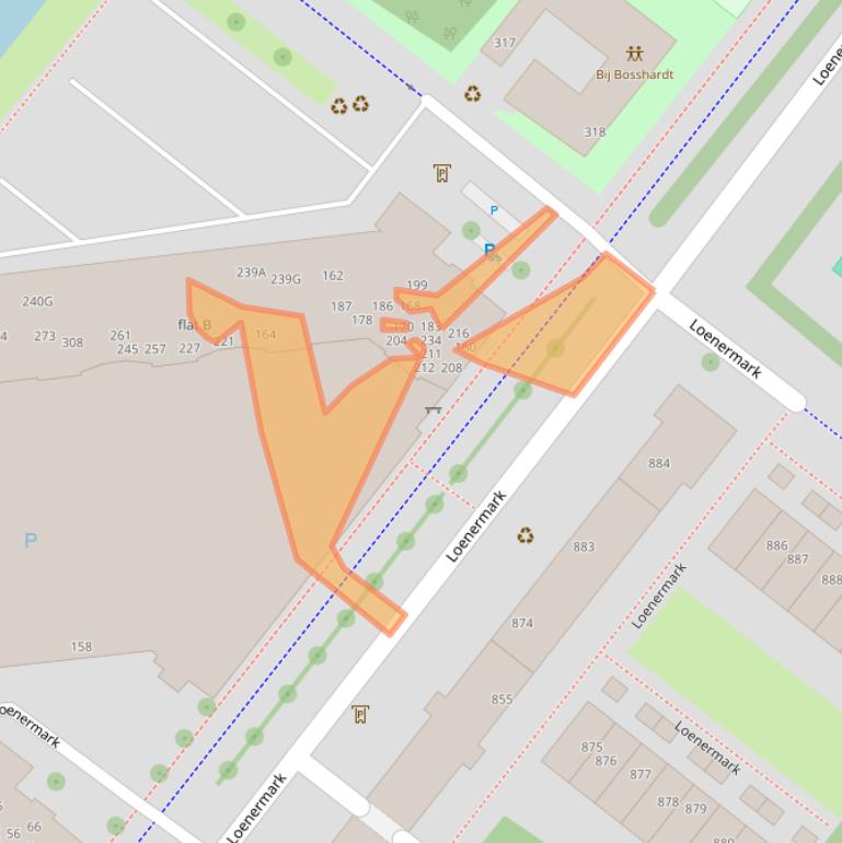 Kaart van postcodegebied 1025SP.