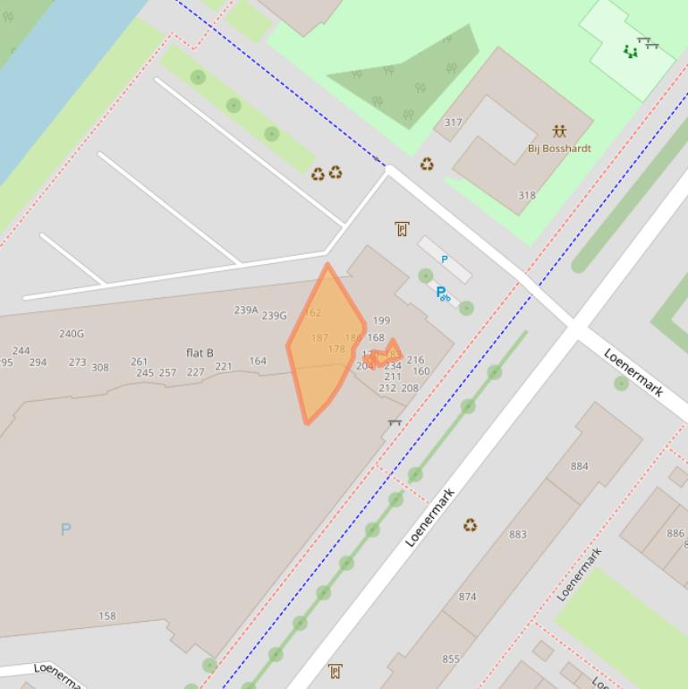 Kaart van postcodegebied 1025SR.