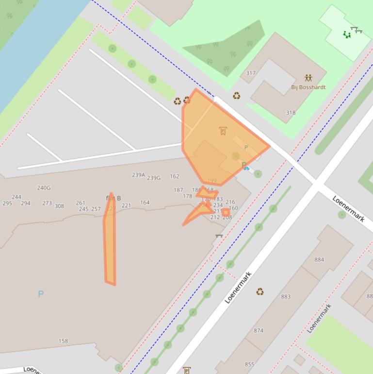 Kaart van postcodegebied 1025ST.