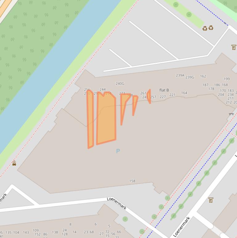 Kaart van postcodegebied 1025TC.