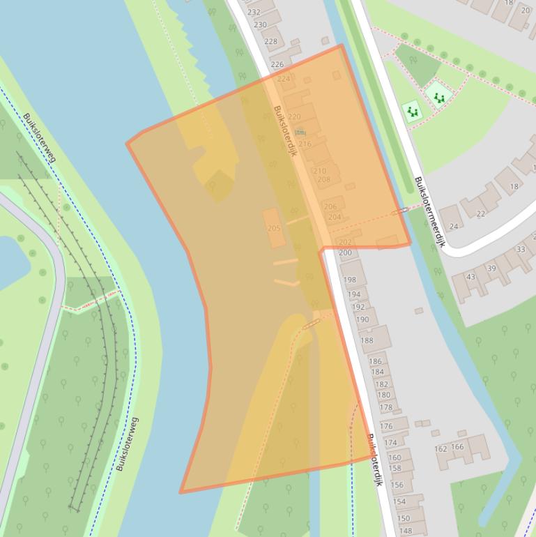 Kaart van postcodegebied 1025WD.