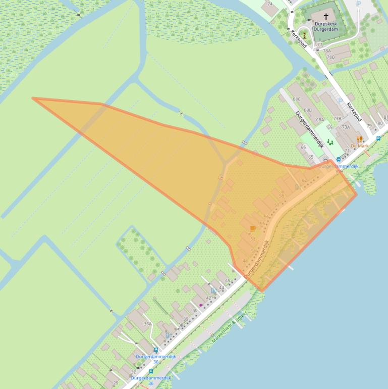 Kaart van postcodegebied 1026CA.